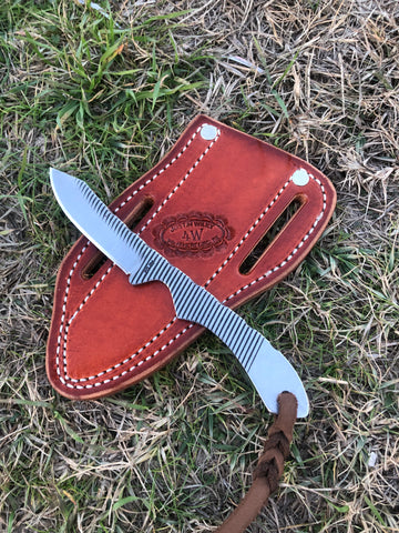 Special 7” rasp knife with pancake sheath